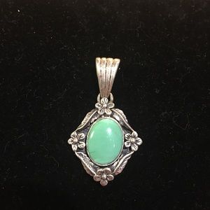 Sterling Silver and Turquoise Pendant